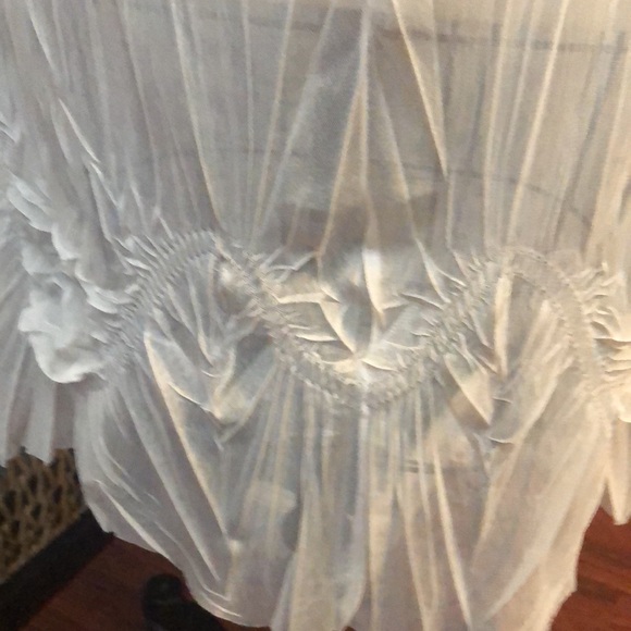 Cream sheer tank sheath slip dress from Paris. Super Unique - Picture 8 of 10